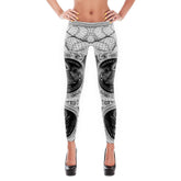 Money Talks Leggings (Negative White)