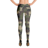 Puzzled Camouflage Leggings
