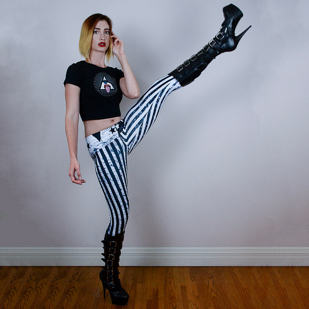 Mainstream Misfits "Striped" Leggings