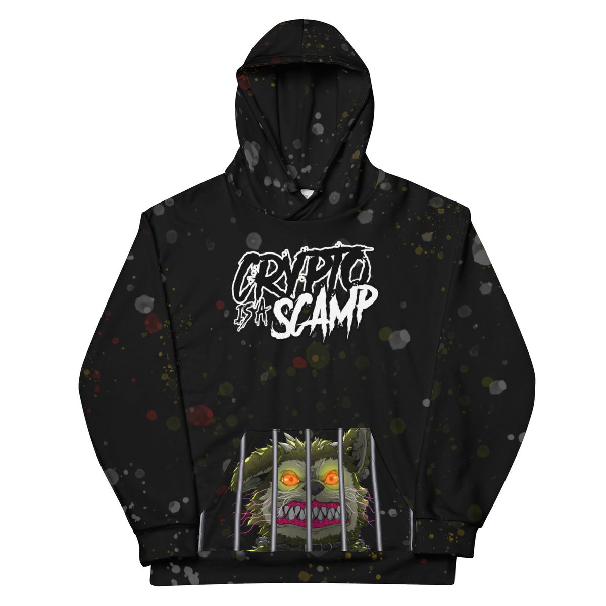 CRYPTO IS A SCAMP /// DARK HOODIE
