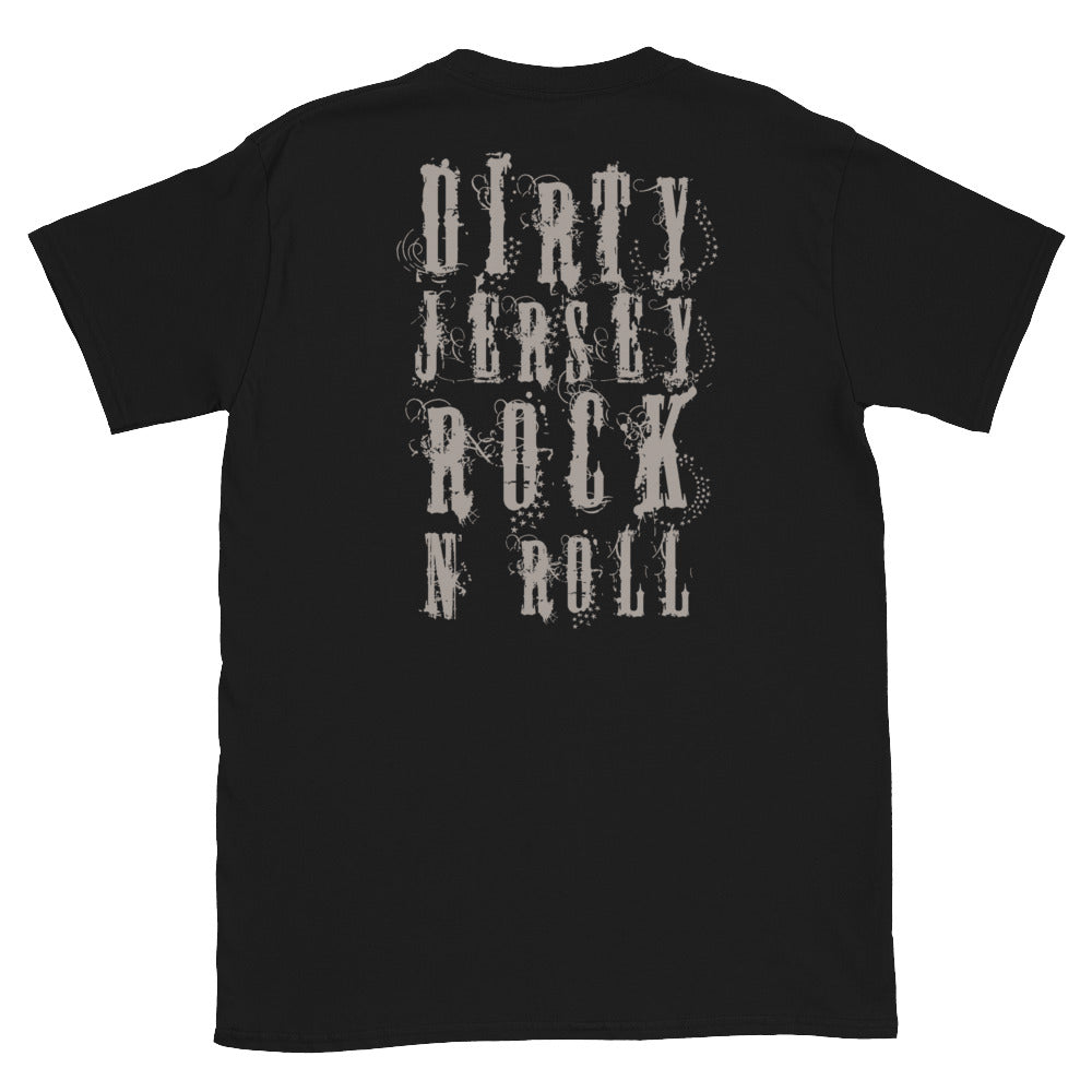 Scarlet Carson - Dirty Jersey Skull & Gibsons Unisex T-Shirt